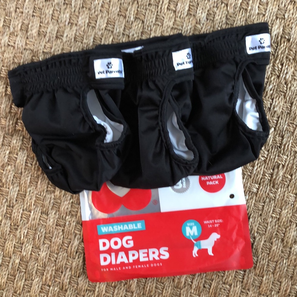 Pet Parents Washable Dog Diapers Size M